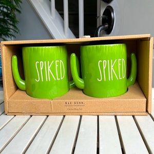 *last set!*Rae Dunn Spikes Cactus Mugs Set of 2